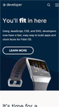 Mobile Screenshot of dev.fitbit.com